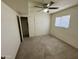 Spacious bedroom with neutral walls and ceiling fan at 914 N 40Th Ave, Phoenix, AZ 85009