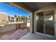 Covered patio offering community views, a sliding door, and concrete flooring at 9350 E Sequence Ave, Mesa, AZ 85212