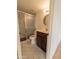 Modern bathroom with a new vanity and walk-in shower at 14806 N Yerba Buena Way # D, Fountain Hills, AZ 85268