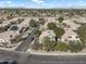 Wide angle aerial view of a peaceful residential street with mature landscaping and well-kept homes at 1923 E Drake Dr, Tempe, AZ 85283