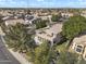 Aerial view of a well-maintained home with a pool, patio, and backyard at 1923 E Drake Dr, Tempe, AZ 85283