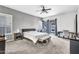 Bright main bedroom features an en-suite bathroom and access to a private patio at 1923 E Drake Dr, Tempe, AZ 85283