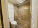 Clean bathroom with a walk-in shower and tile flooring at 2332 E Nora St, Mesa, AZ 85213