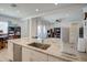 Kitchen with granite countertops, sink, and water filtration system at 24393 N 169Th Dr, Surprise, AZ 85387