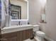 Stylish bathroom with modern vanity and toilet at 3021 W Feather Sound Dr, Phoenix, AZ 85086