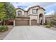 Two-story house with two-car garage and landscaped front yard at 4264 S Columbine Way, Gold Canyon, AZ 85118
