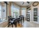 Breakfast nook with view of backyard in kitchen area at 4264 S Columbine Way, Gold Canyon, AZ 85118