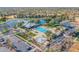 Aerial view of community pool and park at 4543 S Roy Rogers Way, Gilbert, AZ 85297