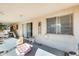 Comfortable and covered backyard patio area at 5501 E Dallas St, Mesa, AZ 85205
