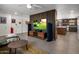 Open living area with modern furnishings and a view of the kitchen at 5820 N 83Rd St, Scottsdale, AZ 85250