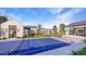 Luxury estate featuring a private tennis court at 6109 E Maverick Rd, Paradise Valley, AZ 85253