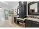 Double vanity, large shower, and plenty of storage in this elegant bathroom at 9217 E Calle De Las Brisas --, Scottsdale, AZ 85255