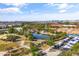 Community park with lake and walking paths, an aerial view at 10037 E Rubidium Ave, Mesa, AZ 85212