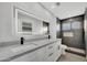 Modern bathroom with double vanity and walk-in shower at 1126 E San Remo Ave, Gilbert, AZ 85234