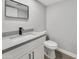 Small bathroom with single vanity and toilet at 1126 E San Remo Ave, Gilbert, AZ 85234