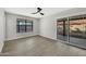 Bright bedroom with sliding glass door leading to backyard at 1126 E San Remo Ave, Gilbert, AZ 85234