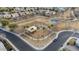 An aerial view shows a neighborhood park with playground equipment at 12838 N 148Th Ln, Surprise, AZ 85379