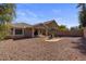 Large backyard with a covered patio and plenty of space at 12838 N 148Th Ln, Surprise, AZ 85379