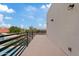 Modern balcony with a view and sleek metal railings at 15008 N Tamarack Ln, Fountain Hills, AZ 85268