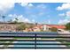 Balcony view overlooking a backyard pool and landscape at 15008 N Tamarack Ln, Fountain Hills, AZ 85268