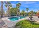 Inviting rectangular pool with surrounding landscaping at 15429 E Palomino Blvd, Fountain Hills, AZ 85268