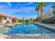 Sparkling pool with a large patio and beautiful landscaping at 15429 E Palomino Blvd, Fountain Hills, AZ 85268