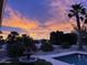 Stunning sunset view over the mountains from the backyard at 15429 E Palomino Blvd, Fountain Hills, AZ 85268