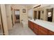 Elegant bathroom with double vanity and soaking tub at 15435 N 51St St, Scottsdale, AZ 85254