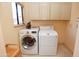 Convenient laundry room with washer and dryer included at 15435 N 51St St, Scottsdale, AZ 85254