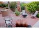 Relaxing patio with fire pit and seating area at 15435 N 51St St, Scottsdale, AZ 85254