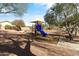 Neighborhood playground featuring mature shade trees and a blue and white slide structure at 16241 S 40Th Way, Phoenix, AZ 85048