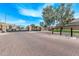 Community gated entrance with brick pavers and landscaping at 1631 N Beverly --, Mesa, AZ 85201