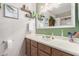 Bathroom with a vanity and a large mirror at 16420 N Scorpion Dr, Fountain Hills, AZ 85268