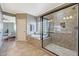 Spa-like bathroom with soaking tub and shower at 18212 W East Wind Ave, Goodyear, AZ 85338