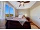 Bedroom with hardwood floors and a beautiful view at 18212 W East Wind Ave, Goodyear, AZ 85338