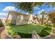 Putting green and expansive backyard at 1875 E Stephens Dr, Tempe, AZ 85283