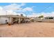 Large backyard with brick pavers and covered patio at 2206 W Glendale Ave, Phoenix, AZ 85021