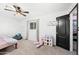 Bedroom with large stuffed animals and closet at 2238 S Estrella Cir, Mesa, AZ 85202