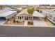 Aerial view showcasing the house's location in a community at 2263 N Trekell Rd # 72, Casa Grande, AZ 85122