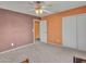 Bedroom with two-toned walls and closet at 22667 N 30Th Ave, Phoenix, AZ 85027