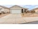 Landscaped front yard with rock features at 30130 N Jillian Dr, San Tan Valley, AZ 85143