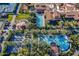 Aerial view of community pool and surrounding amenities at 36168 N Stoneware Dr, Queen Creek, AZ 85140