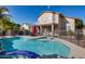 Inviting kidney-shaped pool with spa and fenced backyard at 3639 E San Pedro Ave, Gilbert, AZ 85234