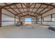 Unfinished interior of large metal garage building at 3936 E Ascot Dr, San Tan Valley, AZ 85140