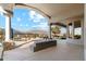 The backyard features an outdoor patio and mountain views at 402 E Windmere Dr, Phoenix, AZ 85048