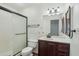 Bathroom with vanity, toilet and shower at 455 S Delaware Dr # 154, Apache Junction, AZ 85120