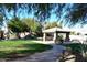 Relaxing community gazebo with grassy area and walking path at 5153 W Pontiac Dr, Glendale, AZ 85308