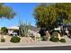 Landscaped park with desert plants and seating areas at 5153 W Pontiac Dr, Glendale, AZ 85308