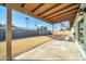 Covered patio overlooking a grassy backyard at 5331 W Mescal St, Glendale, AZ 85304