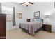 Cozy bedroom featuring neutral tones, comfortable bed, and natural light at 5724 S Coyote Cyn, Mesa, AZ 85212